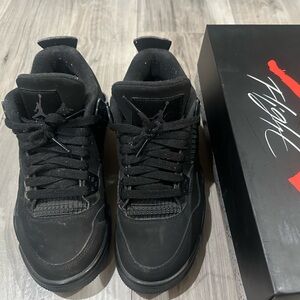Jordan Retro 4 “Black Cat” GS
